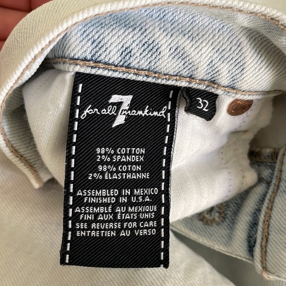 New 7 for all mankind . sz 32 light wash "Edie" - Picture 5 of 10